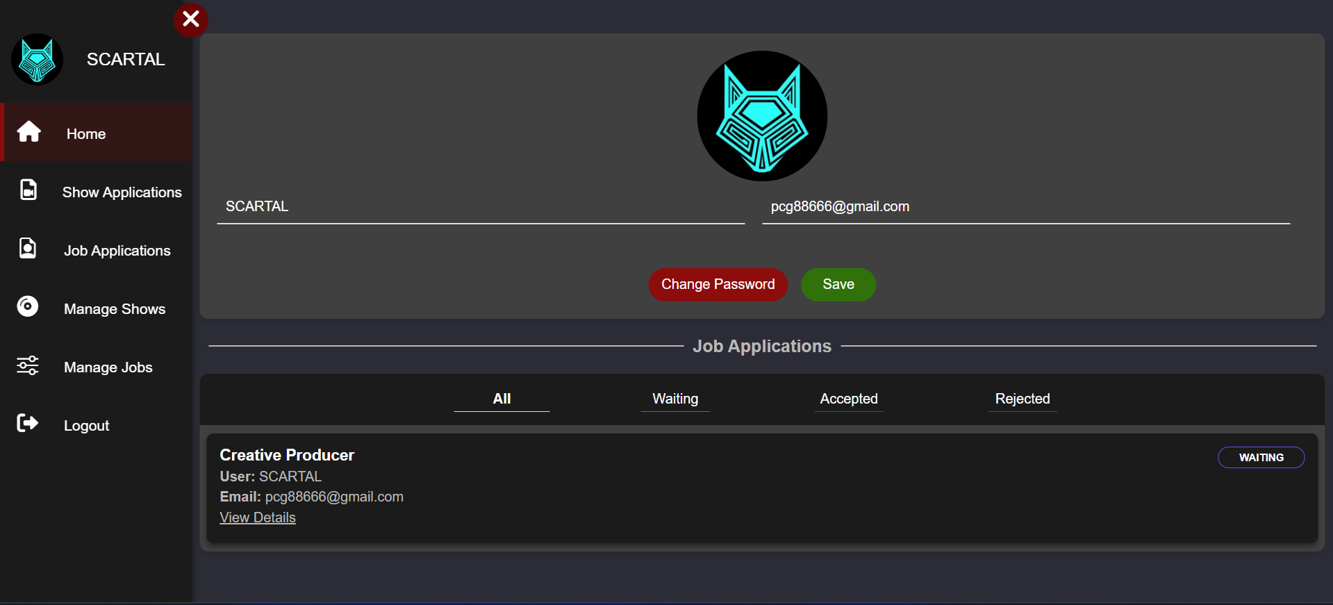 Famous Haji user dashboard